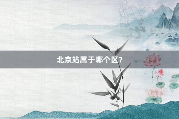 北京站属于哪个区？